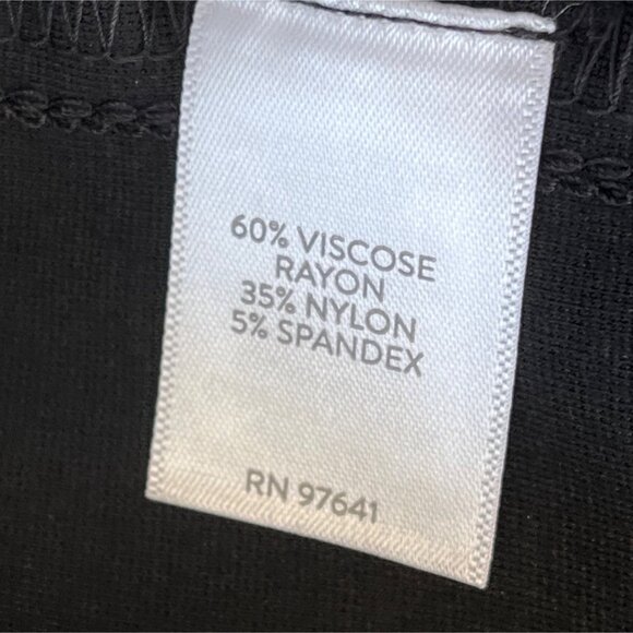 J.Jill Womens XS Petite Ponte Slim Leg Pants Black 8a - Picture 7 of 8